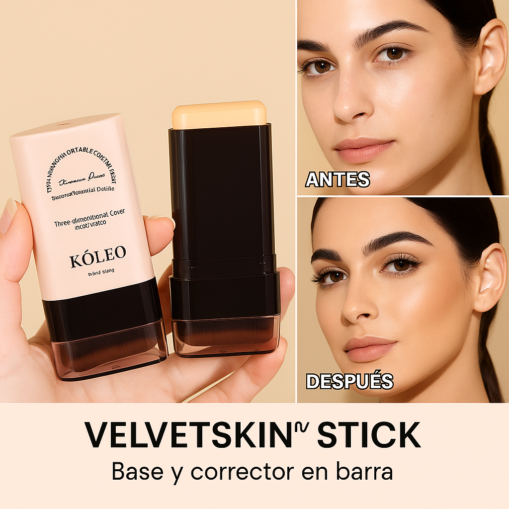 VelvetSkin™ Stick — Base y corrector en barra