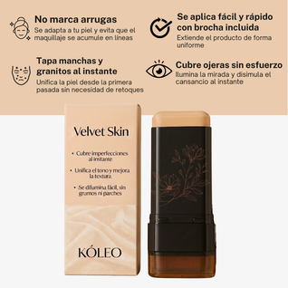 VelvetSkin™ Stick — Base y corrector en barra