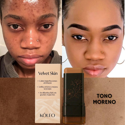 VelvetSkin™ Stick — Base y corrector en barra